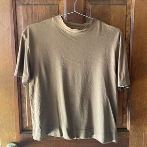 Everlane Organic Cotton Tee - Brown Tee
